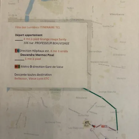 Proche Hôpitaux, 15 Mn Du Centre Lyon